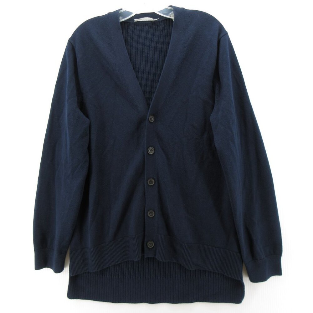 Vince Sweater Medium Cashmere Blend Cardigan Button Up Ribbed Classic